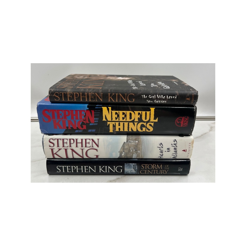 Stephen King Book Lot 4 Hardcover The Girl Who Loved Tom Gordon Needful